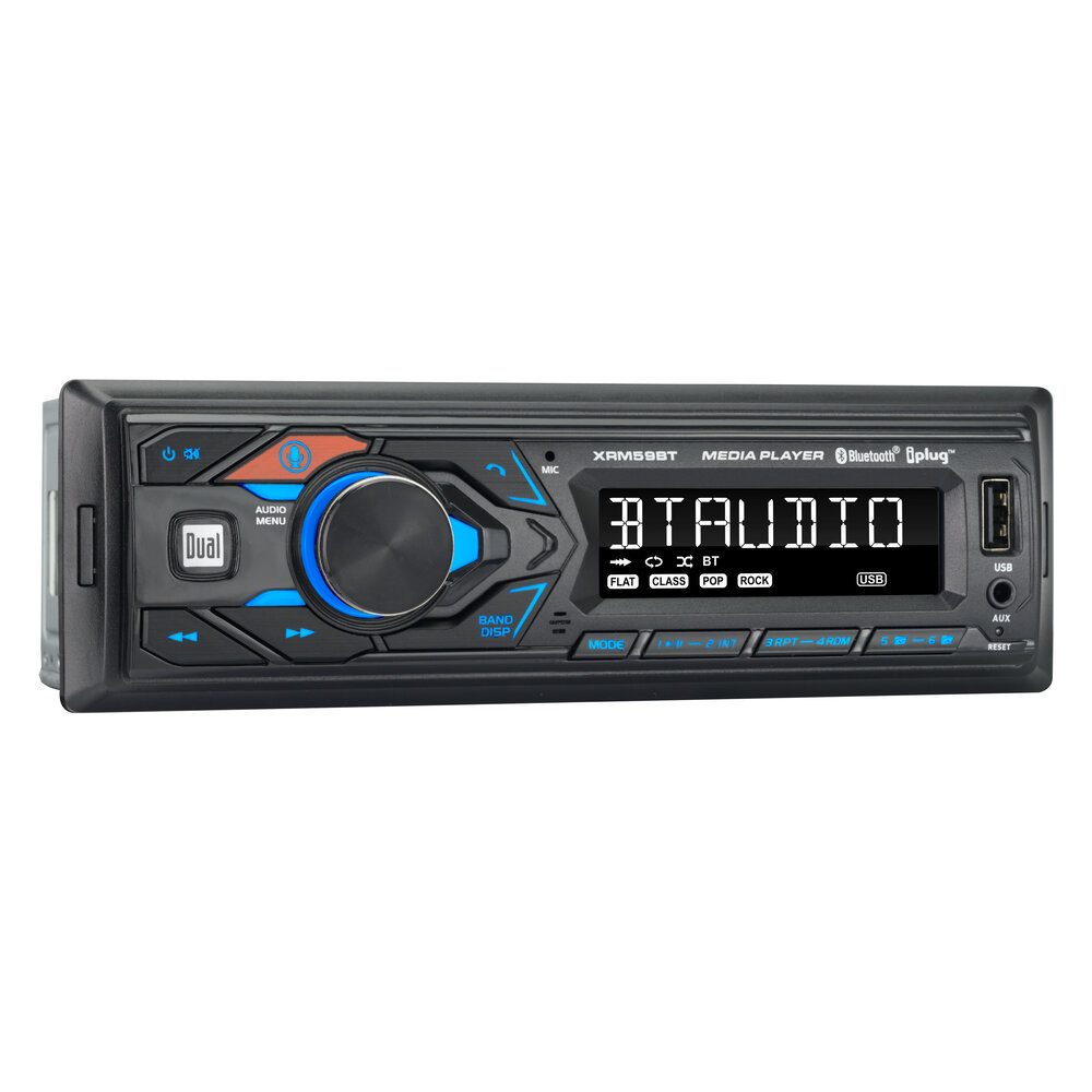 RADIO 1 DIN UNIVERSAL USB BLUETOOTH 4 - AMP Motorsport