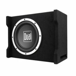 dual electronics sbx100 10 inch studio quality vented enclosed subwoofer