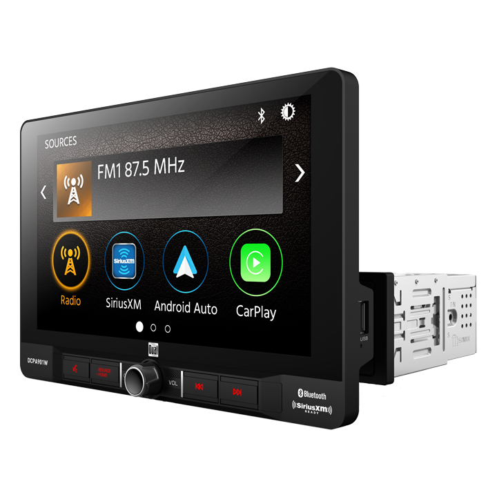 9 AV Media Receiver with Wireless Apple CarPlay and Android Auto - DCPA901W
