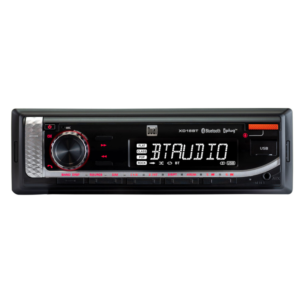 RADIO AUTO AM/FM BLUETOOTH, USB, AUX, 50W