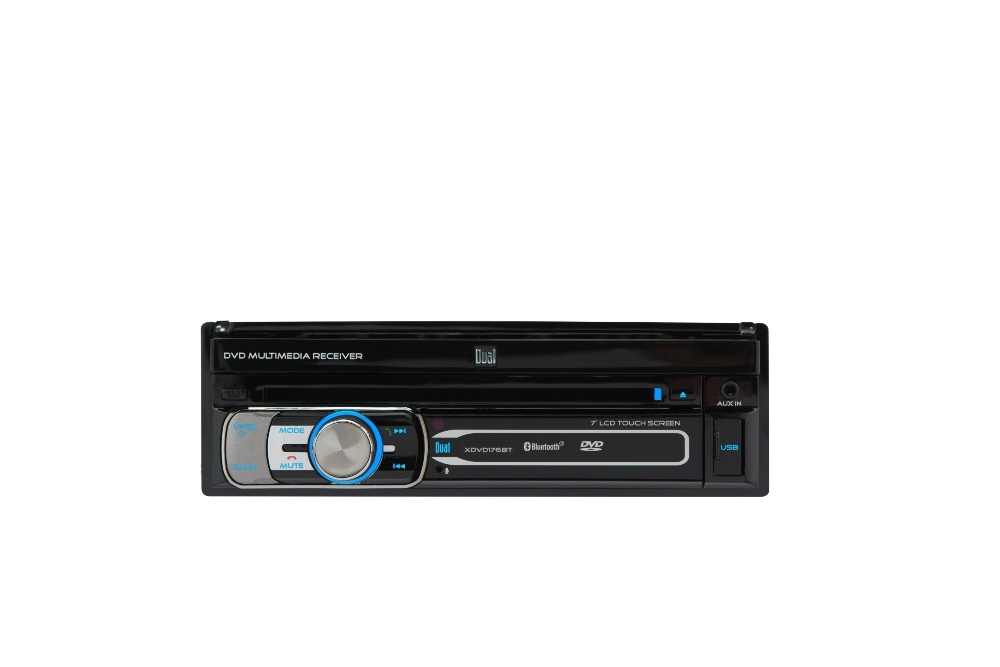 Dual Bluetooth Single-Din Car Stereo & CD Player