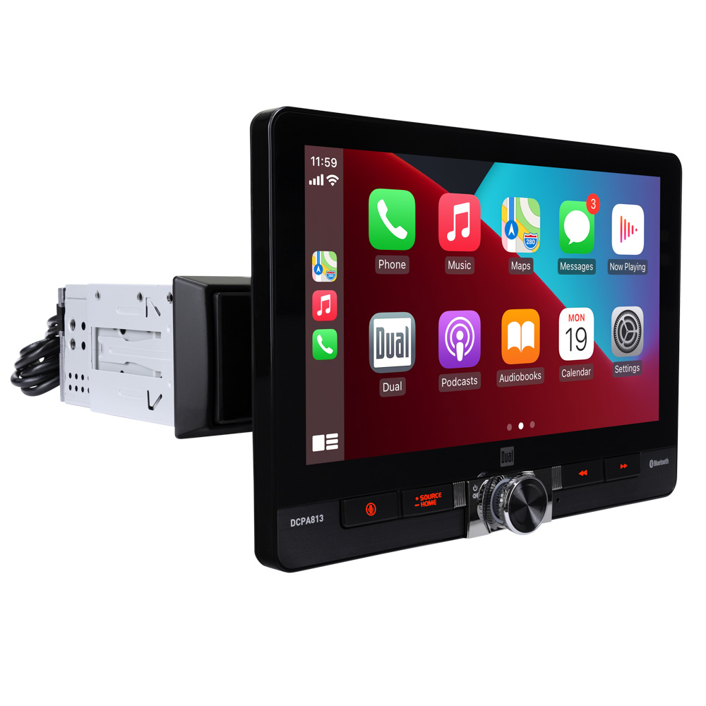 Dual - AV Media Receiver Wireless Apple CarPlay and Android Auto