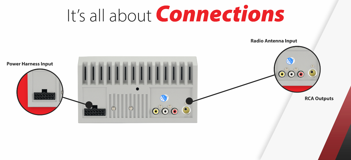 XVM279BT car stereo rear connections